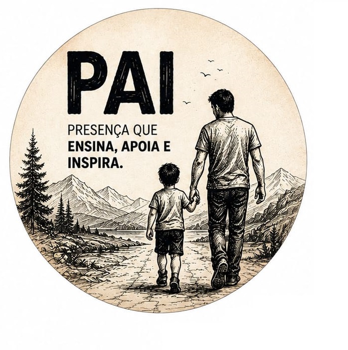 Arte vencedora: PAI PRESENÇA, de Vanelice Sousa