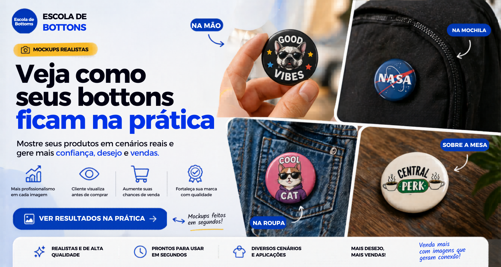Gerador de Mockups para Bottons